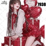 original sticker « no.7938 »     //     人物ステッカー オリジナルステッカー オリジナル人物ステッカー ステッカー cotton melody