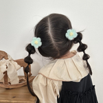 ＊kirakiraお花のかわいいヘアゴム🌼＊　こども　子供　キッズ　ベビー　おはな　ナチュラル　髪飾り　プレゼント