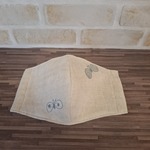 マスク　ハンドメイド　立体マスク　ミナペルホネン　二重織choucho　大人用　mina perhonen 　ベージュ　ナチュラル　h