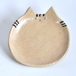 ねこ皿（茶とら）レギュラーサイズ