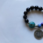 PP700-1145アクアマリンOVAL+antique MOTIF*天然石ピアス  ｽﾃﾝﾚｽ   *送料無料* イヤリング＆樹脂ピアス交換OK　