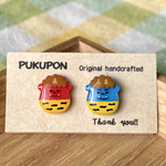 赤鬼青鬼　ピアス/イヤリング/キッズイヤリング　節分　