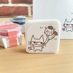 うま年に使いたいはんこ！風船を持って帰ってきたよ～　消しゴムはんこ(N139)