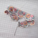 インド刺繍リボンチョーカー　パステルバード