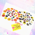 ミックスフラワーピアス