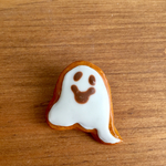 ✩°｡⋆ハロウィンおばけのアイシングクッキーブローチ✩°｡⋆