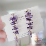 藤の花　ピアス　イヤリング