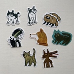 わくわく動物シール