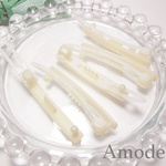 金具＊プラスチックバレッタ 4.5cm