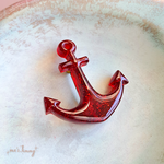 【再販2】⚓Traditional Anchor brooch⚓【ヴィンテージレッド】