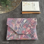 数寄屋袋(切嵌ピンク)  御朱印帳入れ  和柄ポーチ  Sukiyabag