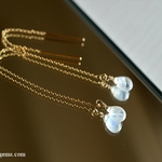 14kgf レインボームーンストーン アメリカンピアス