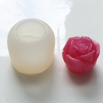 立体薔薇のシリコンモールド・バラのモールド型・花レジン型・ＵＶ－ＬＥＤレジン液使用可！／C-439-A