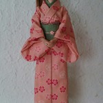 ジェニーちゃんの着物　かわいい桜模様