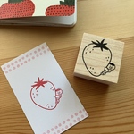 「いちごからひょっこり」スタンプ