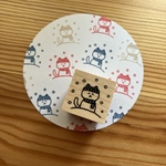 「雪の中のねこ」スタンプ