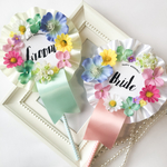 フラワーフォトプロップス  （ウェディング ペアSET）