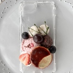 mさまオーダー品　〜ほうじ茶プリンの和風スマホカバー