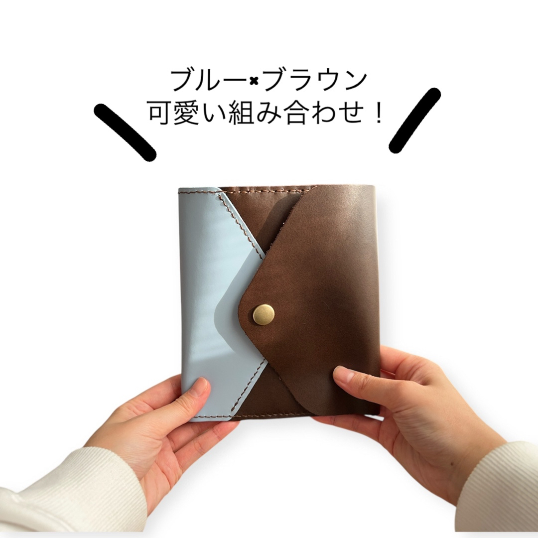 再販×3【本革】手帳カバー／システム手帳対応◎ パッチワークデザイン