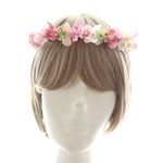 花冠 子供用 キッズ用 ベビー用 ~ Sweet Flower Tiara ~ ピンク　花かんむり　結婚式☆発表会☆お誕生日【感謝価格】