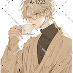 A-1723 メンズ ステッカー sticker 素材 コラージュ collage シール achashop