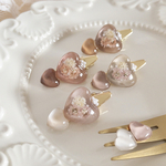 選べるカラー〖 ﾐﾆﾍｱｸﾘｯﾌﾟ〗petit amour⌇　　　　　　　　　　　　　　　　　ﾚｼﾞﾝﾍｱｱｸｾｻﾘｰ　ﾚｼﾞﾝﾍｱｸﾘｯﾌﾟ　お花ﾍｱｸﾘｯﾌﾟ