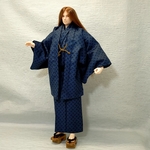 1/6ドール服★お対着物　オビツ30cm