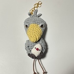 【うのあま様専用ページ】 ハシビロコウのチャーム(文鳥)