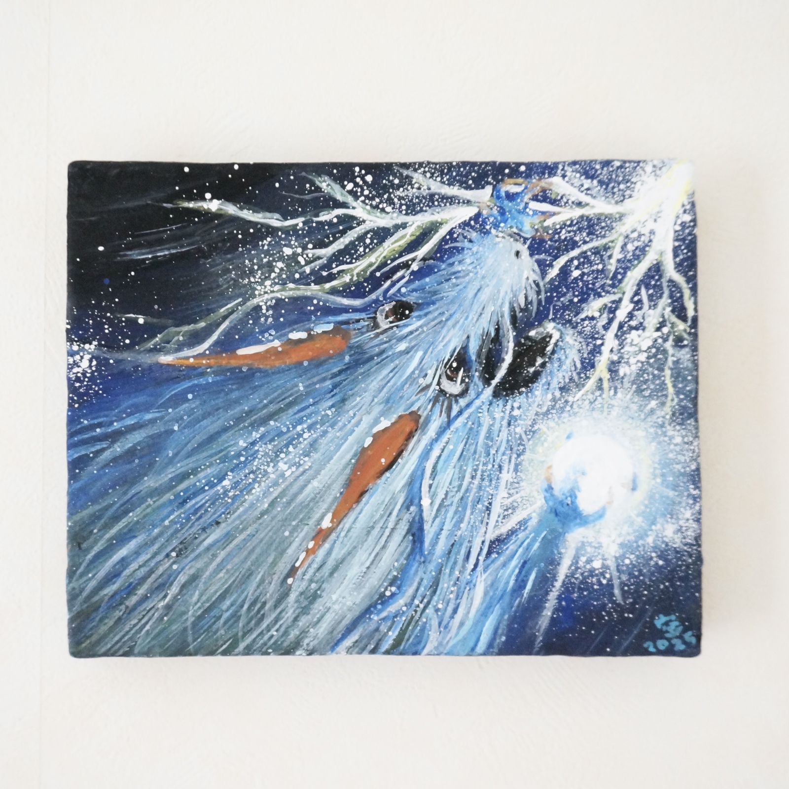 目醒めて生きる花✨〜青龍〜【原画】 - amanokawa's gallery | minne