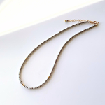 passion tranquille（静かな情熱）✴︎グレー淡水パール✴︎14Kgf✴︎40cmネックレス