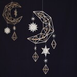 ヒンメリ＊moon dance　国産麦わら　北欧 インテリア 雑貨 　ソダス