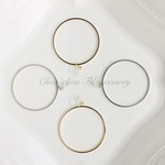 simple big hoop earring