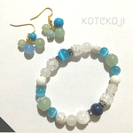 パワーストーンピアス&ブレスレット