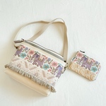 Happy Bag  pochette wide & osaifu / キナリ×アイスグレー