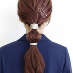 E【2点セット】ゴールド　ポニーフック　ヘアカフ