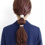 E【2点セット】ゴールド　ポニーフック　ヘアカフ