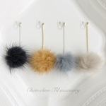 crystal&long far earring