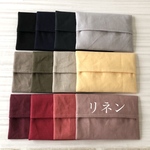 リネンのポケットティッシュケース②