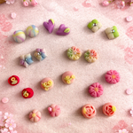 和菓子  練り切り 花 パーツ　材料　1 ミニ miniatur japan