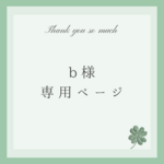 〖b様専用ページ〗
