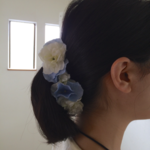 お花のバナナクリップ