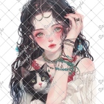 ℳ. xoxoshop オリジナル人物ステッカー2026.1月No.37