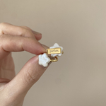 flower pearl ring