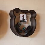 クマかわいい　FirstShoesBOX　壁掛けVer　デザイン A