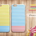 Candy POP ボーダー ☆  iPhone ケース 【受注生産】