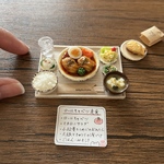 ミニチュア　ロールキャベツ定食