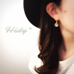 【再販】Hidy* キラリ一粒ストーンピアス★*。