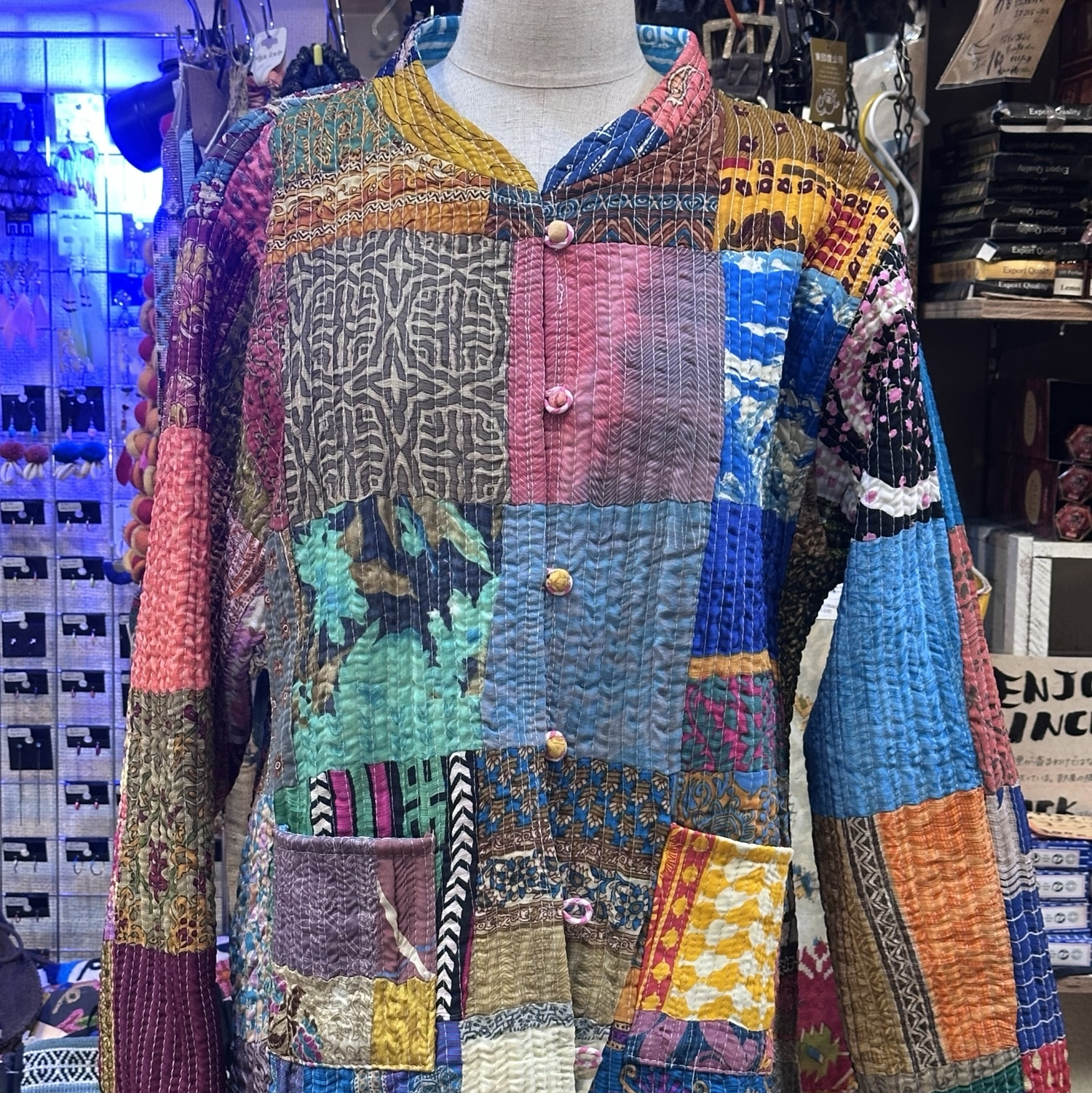 インド産パッチワークジャケット