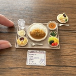 1/17 21時〜 ミニチュア　カツカレーセット