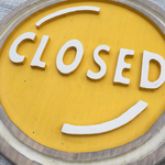 ＯＰＥＮ　ＣＬＯＳＥＤ　看板　